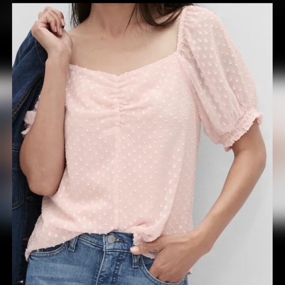 Banana Republic Womens Puff Sleeves Blouse Top/ XS. - Picture 1 of 11
